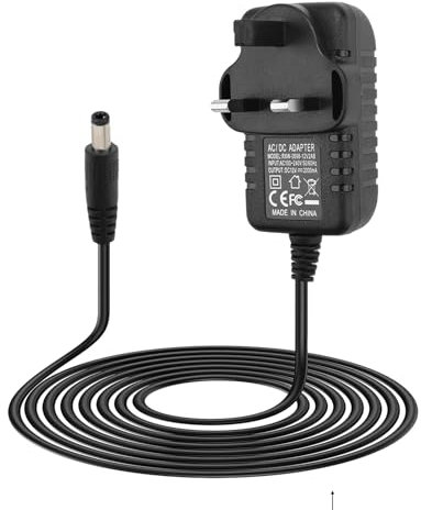 12V 2A Power Adapter Supply, 1m AC Adapter 100-240V to 12V DC Universal Driver Transformer with 5.5mm x 2.1mm Jack for LED Strip Lights,Router,CCTV Camera,Monitor,Safe,DVR/NVR/IP
