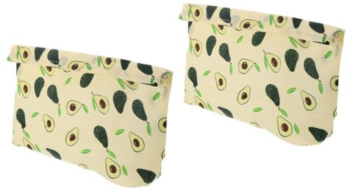 COLLBATH 2 Stücke Natürliche Bienenwachs Brot Taschen Reusable Wrap Für Lebensmittel Lagerung Waschbar Baumwolle Produzieren Tasche