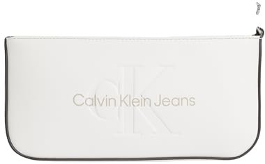 Calvin Klein SCULPTED SHOULDER POUCH25 MONO Tasche Damen, Tofu, Tek Beden, Lässig