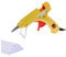 MZZYG Hot Glue Gun Electric Heat Gun 20W With 7mm Glue Sticks For Household DIY Industrial Heat Temperature Glue Sticks Guns Electric Repair Tool(Gun -5 Glue Sticks)