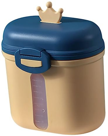 CATIEBYE Tragbarer Milchpulver-behälter Mit Doppelter Abdichtung Auslaufsicher Großer Kapazität Transparenter Skala Vielseitig Für Säuglingsnahrung Und Snacks Praktisch Für Alltag Und Reise