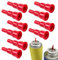 Buse de torche courte, buse de rechange pratique pour lampe de poche, adaptateur de déverrouillage, connecteur de buse de torche, adaptateur de libération économique et adaptateur de recharge