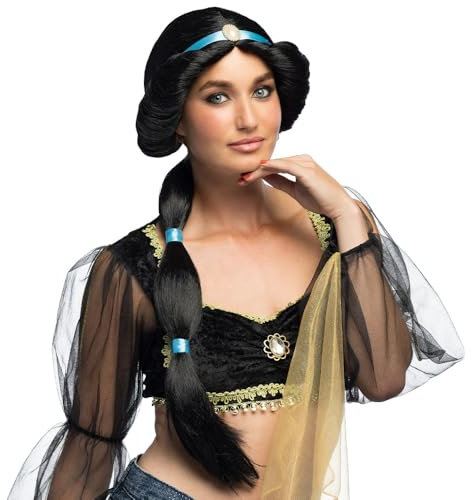 Boland 85079 - Perücke für Erwachsene, Frisur für Mottoparty oder Karneval, Zubehör für Faschingskostüme, Prinzessin aus 1001 Nacht