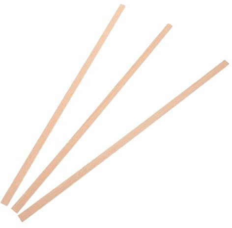 DIYEAH 3 Stück Bastelstöcke Selber Machen Buchsbaum Groß Dekorationen Unfertige Hartholzstöcke Stöcke Zum Basteln Für Bastelstäbchen Masse Holzstange Holzstreifen Holzdübel Hölzern