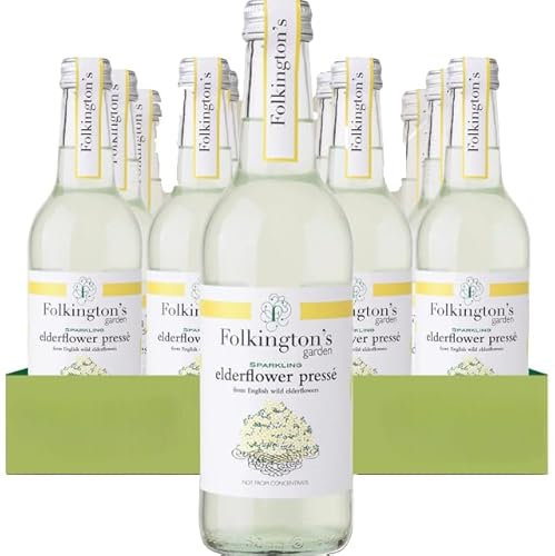 Folkington's - Sparkling ELDERFLOWER Presse (Glass) - 12 x 330ml