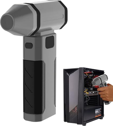 Souffleur électrique à air, souffleur électrique 100 000 tr/min avec lumière | Accessoires de nettoyage portable sans fil avec turboventilateur sans balais pour clavier, ordinateur et voiture