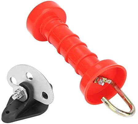 Yinhing Electric Fence Gate Handles, Plastic Handle with Easy to Grip 10pcs Insulated Spring Gate Fence Insulators for Electric