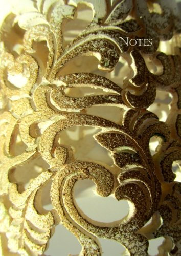 Notizbuch A4 - kariert - Golden Ornament: DIN A4 - Tagebuch