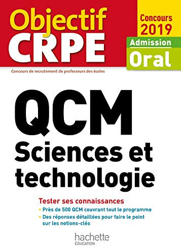 QCM CRPE : Sciences et technologie 2019