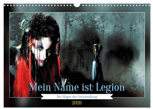 Die Magie der Verwandlung (Wandkalender 2026 DIN A3 quer), CALVENDO Monatskalender: Abenteuer der Imagination: Eine Frau in vielen Rollen (CALVENDO Menschen)