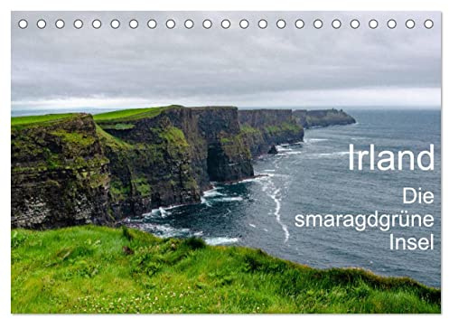 Irland - Die smaragdgrüne Insel (Tischkalender 2026 DIN A5 quer), CALVENDO Monatskalender: Eine Reise durch Südirland und den Wild Atlantic Way. (CALVENDO Orte)