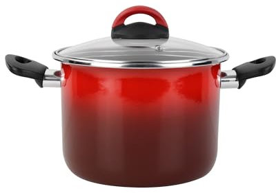 Magefesa Rosso Olla, Metal, Rojo, 28 x 20 x 19 cm