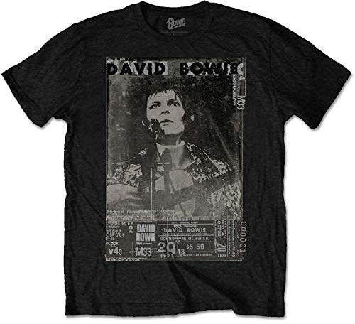 Rock Off Officially Licensed Products Men's David Bowie Ziggy Live T - Shirt