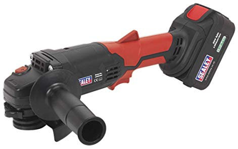 Sealey CP20VAG Lithium-Ion Cordless Angle Grinder with 1hr Charger, 115mm, 20V
