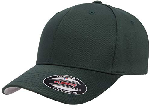 Flexfit Herren Men's Athletic Baseball Fitted Cap Verschluss, Fichte, S-M