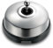 FONTINI - DIMBLER - Interrupteur Va & Vient Porcelaine Noire Coque Chrome Réf. 60308773