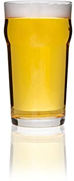 English Pub Bierglas, 540 ml, transparent, 4-teiliges Set I Einfach im Schrank stapelbar I Spülmaschinenfest und ideal zum Trinken mit Freunden und Lieben I Gefrierschrank geeignet