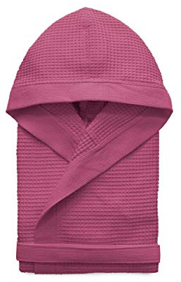 Morbidissimi Accappatoio Nido D’Ape Bambino, Bambina, Ragazzi Con Cappuccio, Cinturino e 2 Tasche, Accappatoi Piscina, 270 gr/mq 100% Cotone, Assorbente, Z055