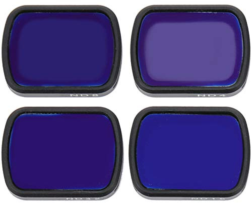 ND-Filtersatz, 4PCS ND4/ND8/ND16/ND32-Kamerafilter Optisches Glas Aluminiumlegierung Neutralfilter-Kit für OSMO 2