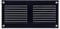 Steinberg14 Griglia di Ventilazione Rettangolare 200x100 mm - Griglie di Aerazione in Metallo Nero - Serranda di Scarico dell'aria con Zanzariera - Copri Bocchetta Interna a Parete e a Soffitto