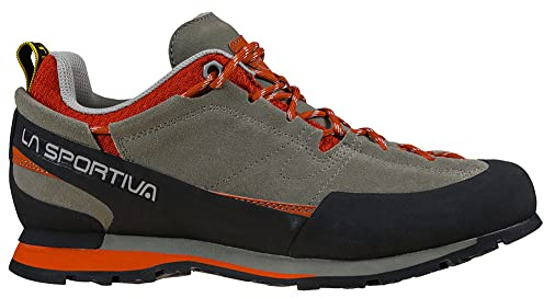 La Sportiva Mens Boulder X Approach/Hiking Shoes, Clay/Saffron, 10