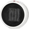 HOMCOM Heizlüfter Heizgerät Elektroheizer Heizer Heizung Wärme 900W/1500W PP-Kunststoff Weiß+Schwarz 22 x 18,5 x 21 cm