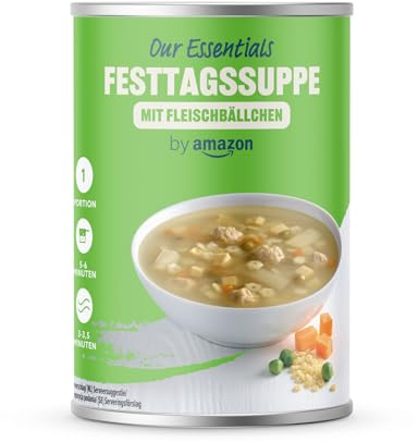 by Amazon Festtagssuppe mit Fleischbällchen, 400g