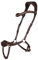 QHP Gebisslose Leder Trense Anatomical (Warmblut, braun)