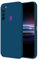 HONLEN Funda Compatible para Redmi Note 8 / Note 8 2021 Case, (6.3 Inches) Líquida TPU Silicona Cover con Anti-Rasguño, Cáscara Suave Cubierta Azul Zafiro