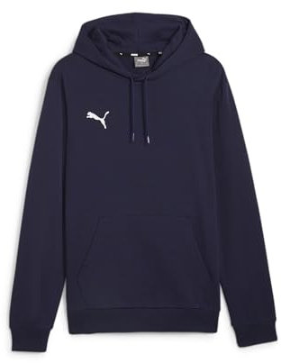 PUMA Herren Teamgoal Casuals Hoody Pullover, Puma Navy-puma White, L EU