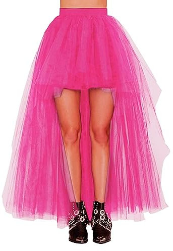 BABYONLINE D.R.E.S.S. Jupe Tutu Femme en Tulle Superposée - Costume Filles Rose Fuchsia