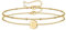 TINGN Armband mit Buchstaben E Damen, 14K Vergoldet Doppelschichtiges Armband Buchstaben Armband für Mädchen Armband mit Gravur Buchstaben Damen Personalisierte Geschenke für Frauen Teenager Mädchen