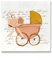artboxONE Galerie-Print 30x30 cm Lisa Dolson - Kinderwagen hochwertiges Acrylglas auf Alu-Dibond von The Artcircle