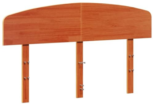 vidaXL Kopfteil Wachsbraun 150 cm Massivholz Kiefer