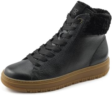 Paul Green Damen Hightop-Pauls mit Relax-Weite und Wechselfußbett, Frauen Low-Top Sneaker,Warm gefüttert