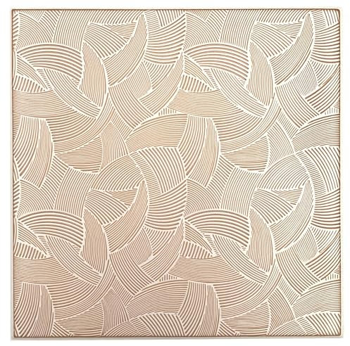 Panneaux 3D, panneaux en polystyrène, panneaux de plafond rétro, panneaux muraux 3D, décorations, plafonds, revêtement mural vintage, 3 mm d'épaisseur, 50 x 50 cm / 14 m² - 56 pièces (08-zl-100)