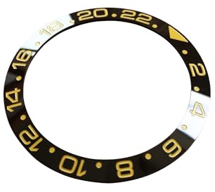 LACAK Uhr Keramik Lünette Einsatz Kompatibel mit Rolex GMT-Master II 116710 116719 Uhr