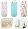 Trinkrittey 3 Pcs Plastic Bag Holder Dispenser Carrier Bag Storage Organizer Collapsible Washable Wall Hanging Shopping Garbage Bags Storage Decoration for Home Kitchen Toilet