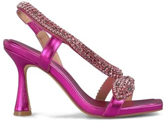 Alma en Pena. Sandali con tacco da donna., fucsia, 38 EU