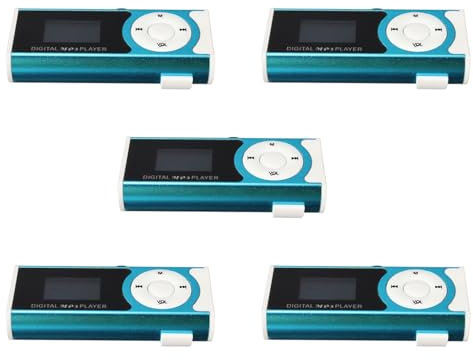 Hlxnyami 5X MINI USB Clip Player MP3 Player LCD Screen 16GB Mini SD TF Card
