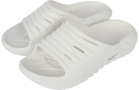 A2Z Mens Sliders Shower Sandals Lightweight EVA Non Slip Slip On Pool Beach Slides Open Toe House Shoes Soft Cushioned Recovery Flip Flops UK Sizes 7 8 9 10 11 12