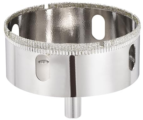 PATIKIL Glass Diamond Hole Saw 3 75mm Hollow Core Drill Bits | Diamond Hole Cutters for Fiberglass, Tile, Porcelain, Ceramic