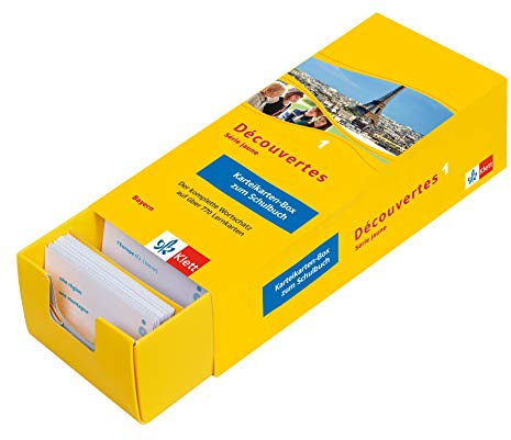 Découvertes 1 Bayern - Vokabel-Lernbox zum Schulbuch: Französisch passend zum Lehrwerk üben (Découvertes. Ausgabe für Bayern ab 2017)