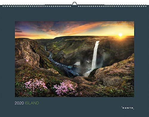 Island 2020: Kalender 2020 (KUNTH Wandkalender Black Edition)