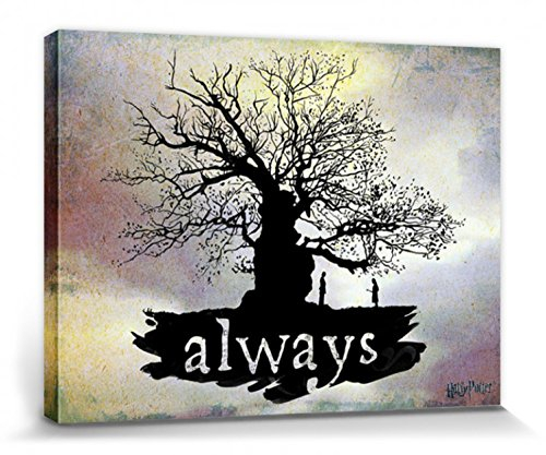 Harry Potter 1art1 Poster Immer, Severus Snape Bilder Leinwand-Bild Auf Keilrahmen | XXL-Wandbild Poster Kunstdruck Als Leinwandbild 80x60 cm