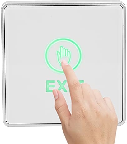 Home Security Unlock Exit Button, Touch Sensor Door Access Control System Switch for Door Access Control System