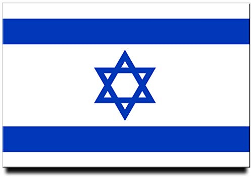 Israel Flag Fridge Magnet 3x2 Jerusalem Tel Aviv Haifa Travel Souvenir