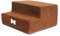 Yowablo Hundetreppe Haustiertreppe Pet Treppe Tiertreppe Katzentreppe Pet Stairs Katze Treppe (Falte Größe:20 * 40 * 38cm,2- Braun)