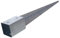 NAJDER Supporto per pali a spinta, manicotto a spinta Ancoraggio a terra per pali quadrati in legno 90x90 mm, lunghezza 750 mm, acciaio zincato a caldo, per il fissaggio a terra di pali in legno.