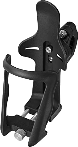 JSCARLIFE Motorcycle Cup Holder,Universal Bike Water Bottle Holder Drink Holder 1.95-2.75 inch Handlebar Bike Bottle Cage for Motorcycle, Bicycle, Stroller, Handlebar